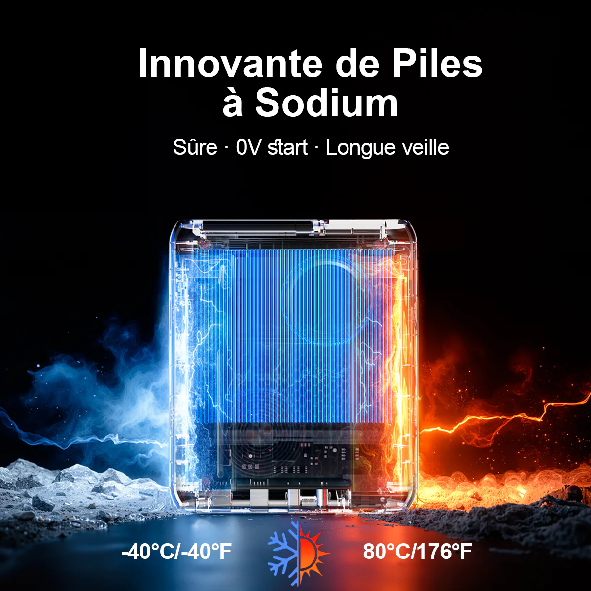 AFERIY GK03 Booster Batterie Voiture 2000A 27500mAh 12V – Image 3