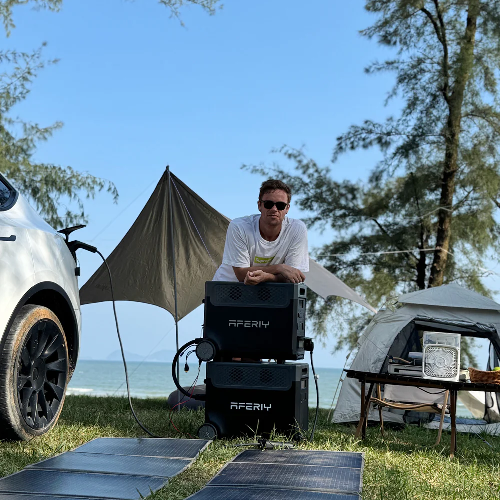 AFERIY P310 3600W Kit Générateur Solaire avec Batterie d’Extension 3840Wh – Image 2